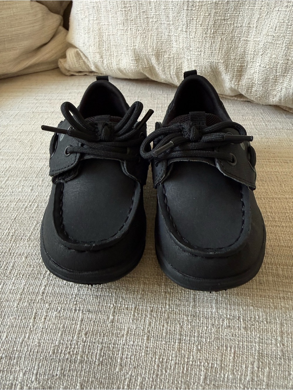 Sperry Kids Black Boat Shoes